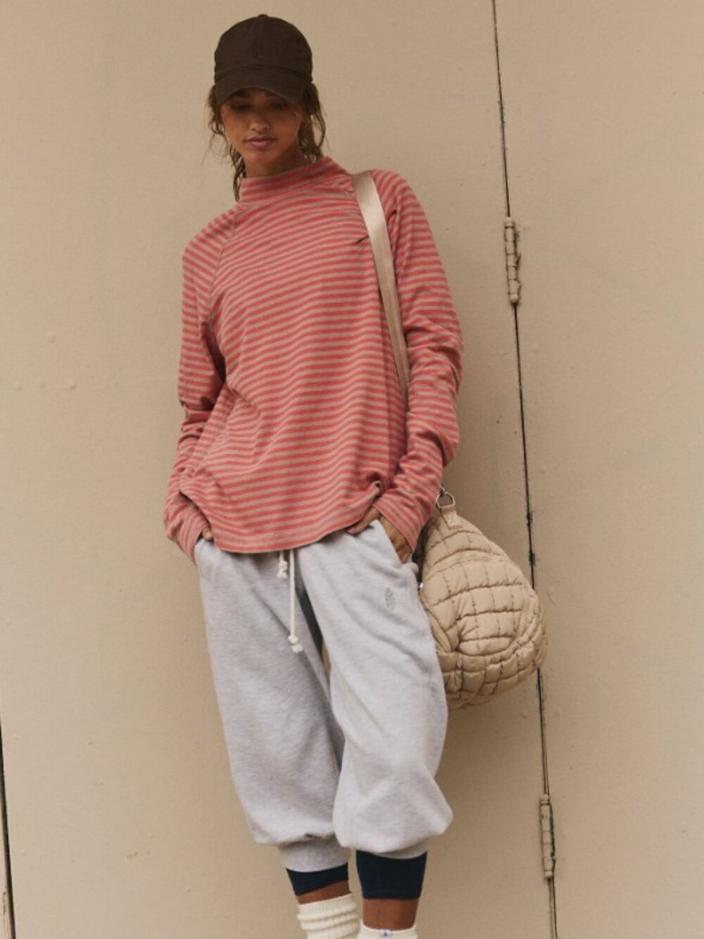 ( FP-45) Free People Restoration Yarn Dye Stripe Layer